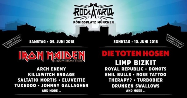 Rockavaria 2018 - двухдневный фестиваль в Мюнхене