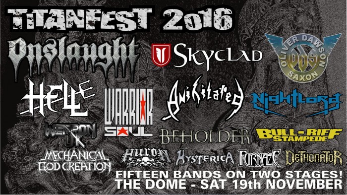 Titanfest подтвердил окончательный список артистов