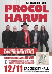 PROCOL HARUM 50th ANNIVERSARY TOUR