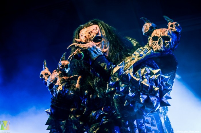 Finnish rock monsters Lordi performed at club ZAL on the 13th, December