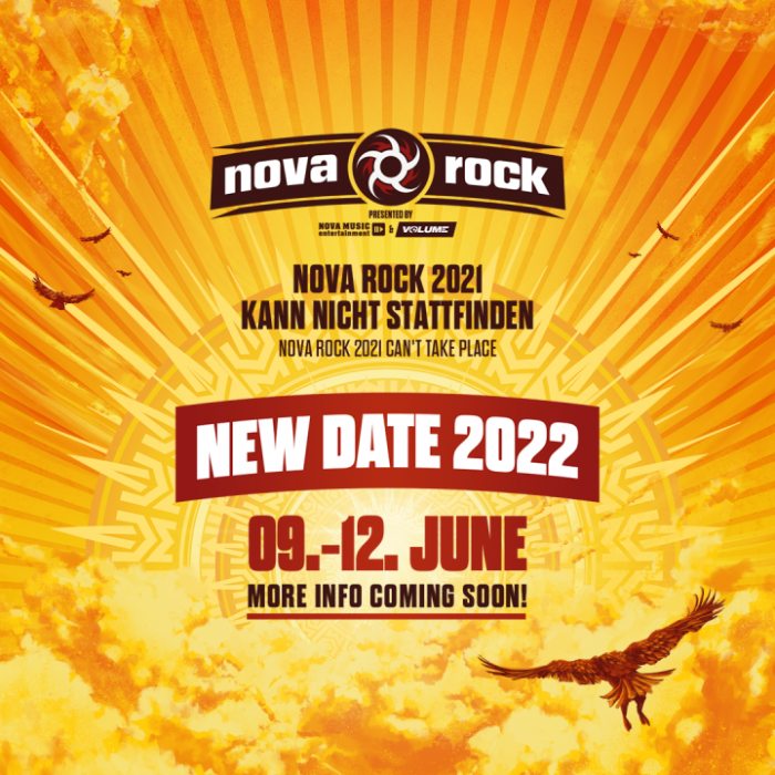 NOVA ROCK 2021 CAN'T TAKE PLACE