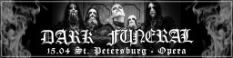 Концерт DARK FUNERAL 15 апреля в Санкт-Петербурге