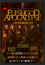 Fleshgod Apocalypse 17 октября 2023 года выступит в Бангкоке (Таиланд)