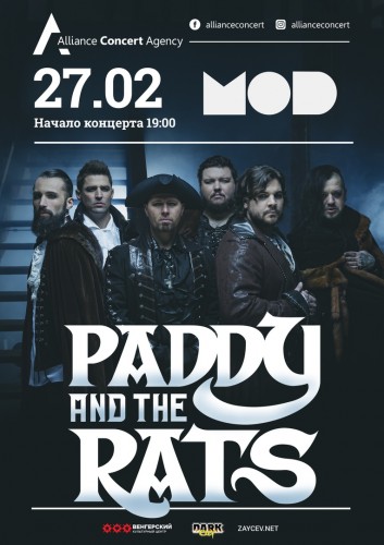 Paddy and the Rats February 27 in St. Petersburg