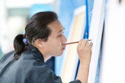 Искусство и живопись на фестивале Hinode Power Japan