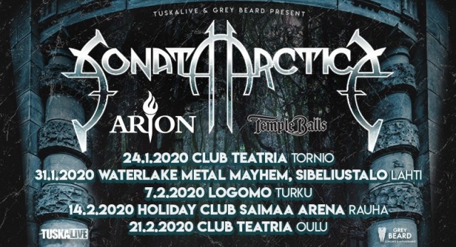 Sonata Arctica выступит 14 февраля в Лаппеэнранте