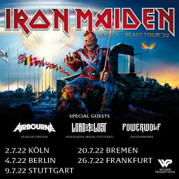 9 июля легендарные Iron Maiden выступят в рамках турне "Legaсy Of The Beast " в немецком Штутгарте