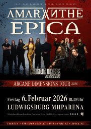 6 февраля Epica, Amaranthe Charlotte Wessels выступят в Штутгарте (Stuttgart)