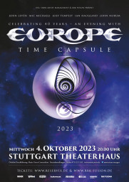 4 октября легендарная группа Europe выступит в Штутгарте