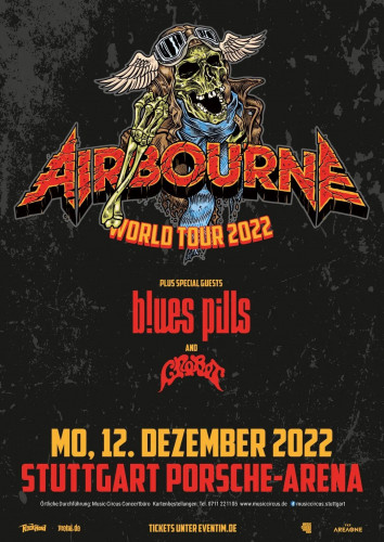 Великолепные Airbourne вместе с Blues Pills выступят 12 декабря в Штутгарте
