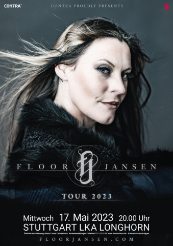 17 мая неповторимая Floor Jansen выступит в городе Штутгарт (Stuttgart)