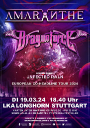 Amaranthe, Dragonforce и Infected Rain выступят 19 марта в Штутагрте (Stuttgart)