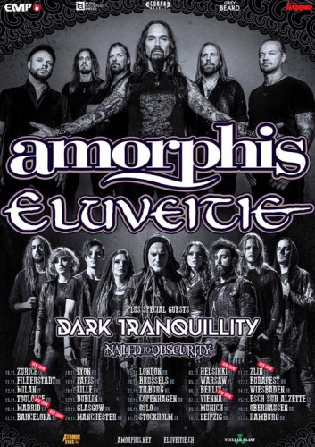 11 ноября Amorphis вместе с Eluveitie выступят в городе Фильдерштад (Германия)
