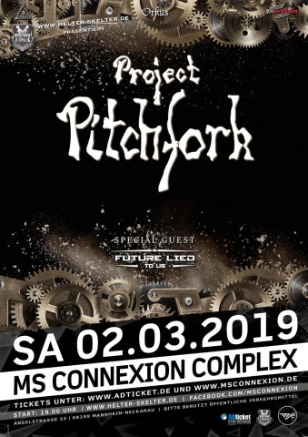 Project Pitchfork выступят 3 марта в немецком городе Mannheim