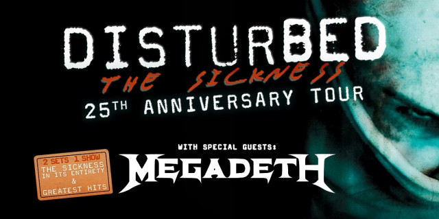 3 октября Disturbed выступят вместе с Megadeth в Штутгарте (Stuttgart)