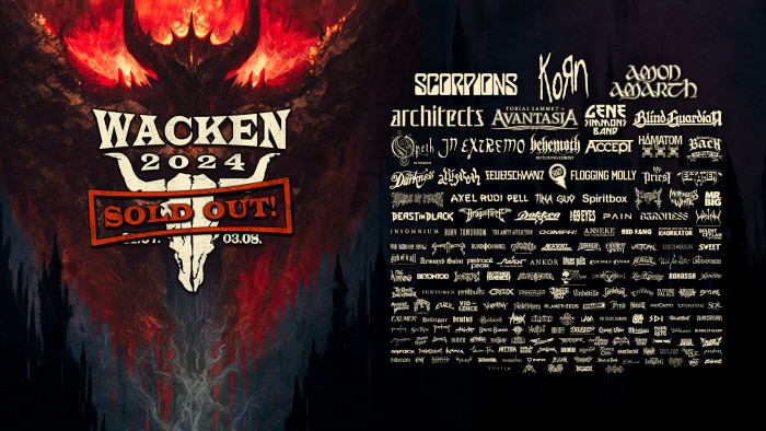 Состав Wacken Open Air 2024 полностью укомплектован