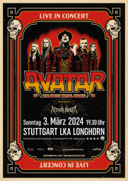 Avatar выступят 3 марта в немецком Штутгарте