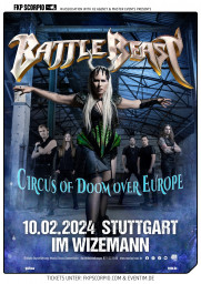 10 февраля Battle Beast выступят в немецком городе Штутгарт (Stuttgart)