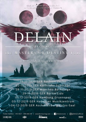 Delain и Arkona выступят 22 ноября в немецком Karlsruhe