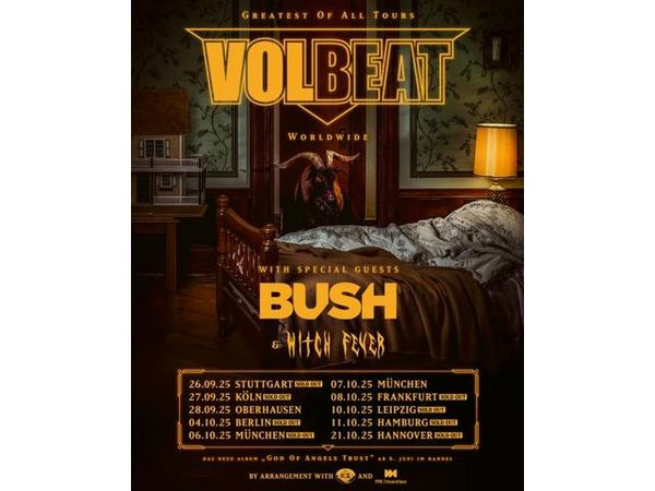 Volbeat выступят в немецком Штутгарте (Stuttgart)