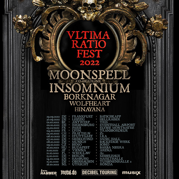 6 октября в Штутгарте пройдет Ultima Ratio Fest во главе с Moonspell