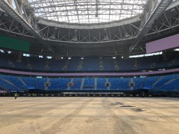 Демонтаж сцены в рекордные сроки после концерта RAMMSTEIN