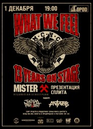 What We Feel выступят 1 декабря в Москве