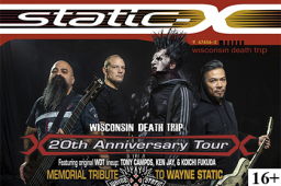 STATIC-X 20 сентября в Санкт-Петербурге