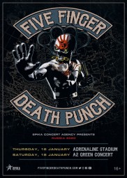 FIVE FINGER DEATH PUNCH 16 января в Москве