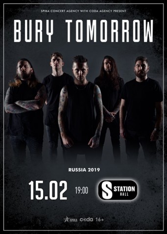 Bury Tomorrow 15 февраля в Москве