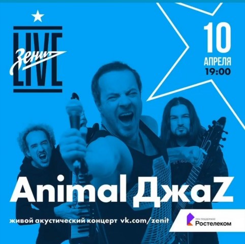 Онлайн концерт дуэта Animal ДжаZ