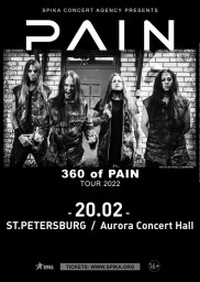 PAIN 20 февраля в Санкт-Петербурге