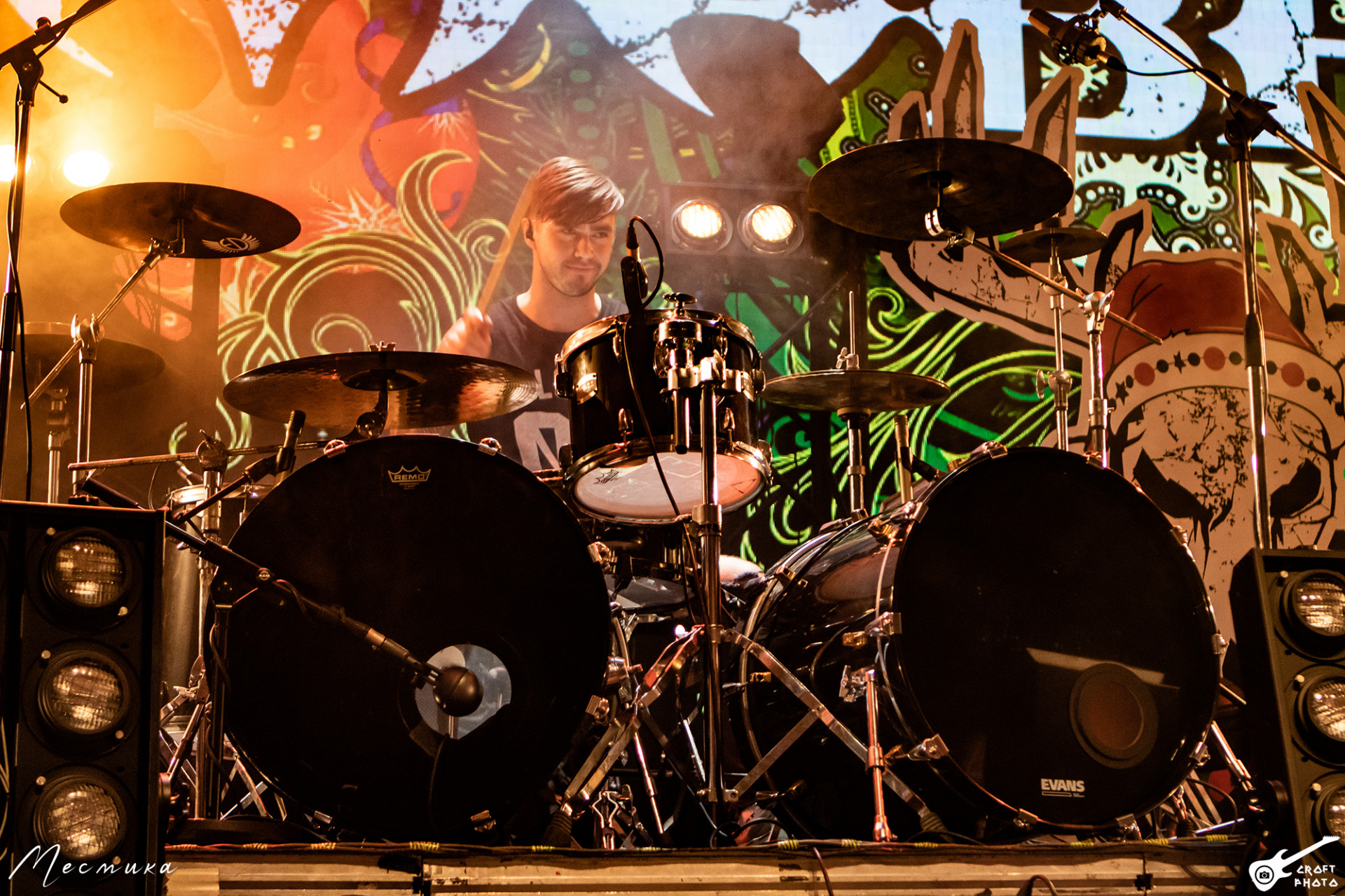 Маврин на главной Метал-Ёлке страны 23 февраля в московском ГлавClub, Croft Sergej